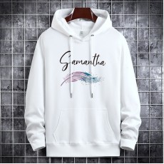 Autumn Winter Fashion Hooded Sweatshirt casual clothes-White-6341968